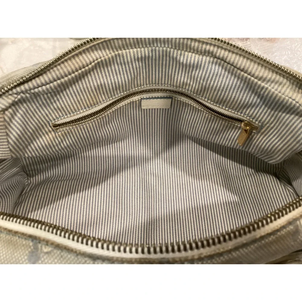 Celine Macadam Boston Bag Satchel Handbag Designer‎ Purse Small
